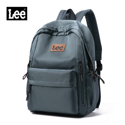 Mochila Leve LEE para Notebook 16 Polegadas Feminina Masculina Oxford, Bolsa Escolar de Ensino Médio de Grande Capacidade, Mochila de Estudante Universitário Adolescente