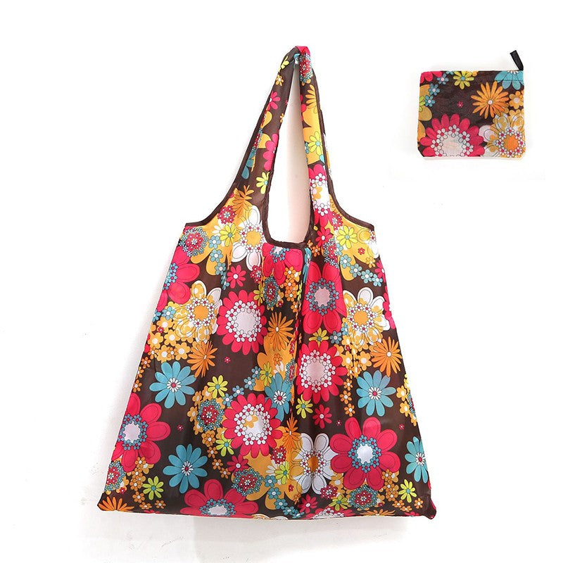 Reusable Shopping Large Bag Foldable Eco Tote With Pouch For Grocery Gym Office Supplies Beach Gear School Toys Storage Bags