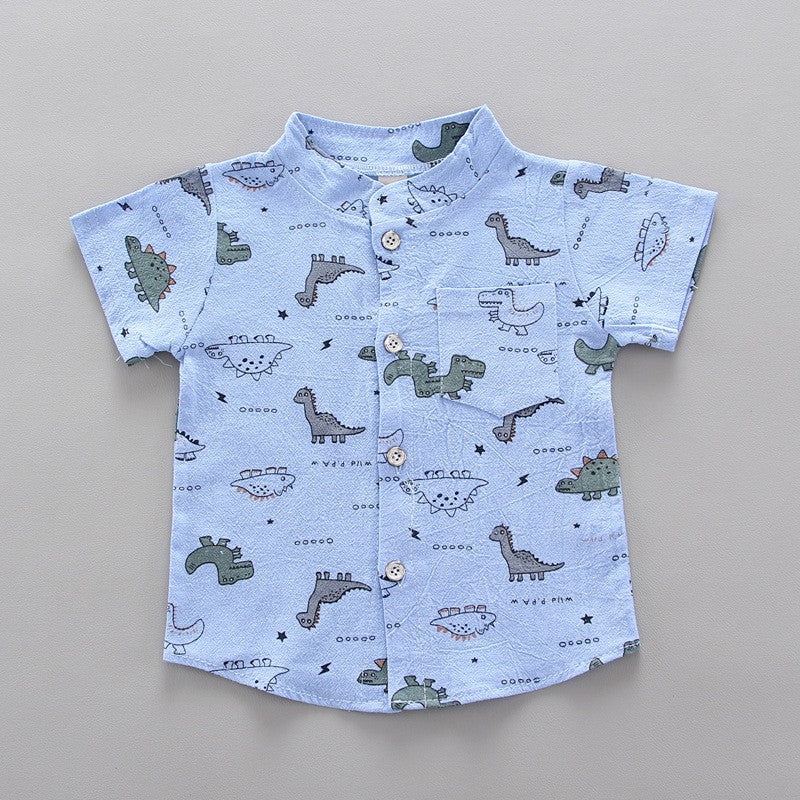 New Summer Baby Boys Clothes Suit Children Fashion Cartoon Shirt Shorts 2Pcs/Sets Toddler Casual Costume Infant Kids Tracksuits