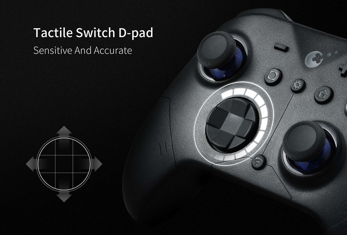 GuliKit ES Pro E-Sports Controller for Nintendo Switch / Switch 2, PC, Windows, Android with TMR Joysticks for Gameped
