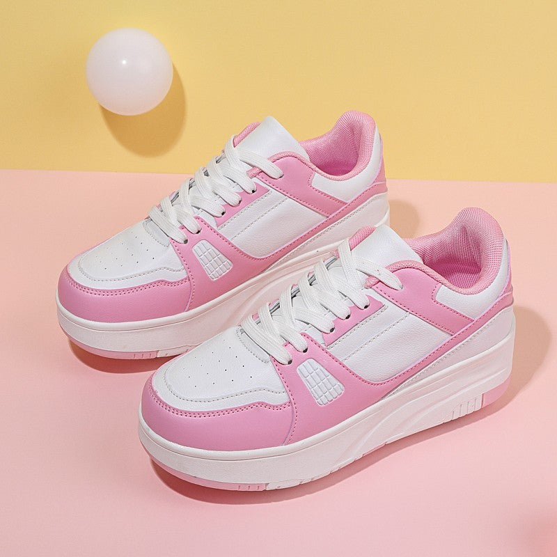 4 Wheel Skate Roller Shoes For Boys Girls Pulleys Sneakers Casual Outdoor Sports Slide Shrink School Students Walking Shoes