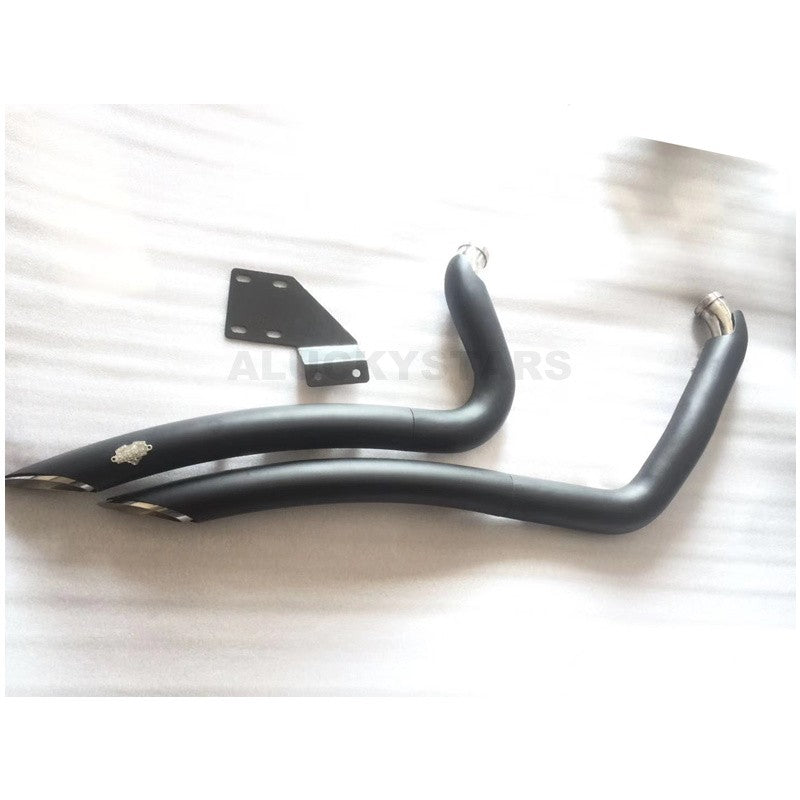 Motorcycle V&H Exhaust System Muffler Exhaust Pipe For Harley Dyna Street Bob Fat Bob Wide Glide Super Glide Low Rider 06-17