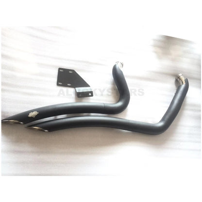 Motorcycle V&H Exhaust System Muffler Exhaust Pipe For Harley Dyna Street Bob Fat Bob Wide Glide Super Glide Low Rider 06-17