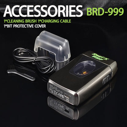 9000RPM BRDCLIP BRD999 Magnetic Motor Professional Electric Men's Beard Trimmer Double Foil Shaver USB Hair Cutting Machine