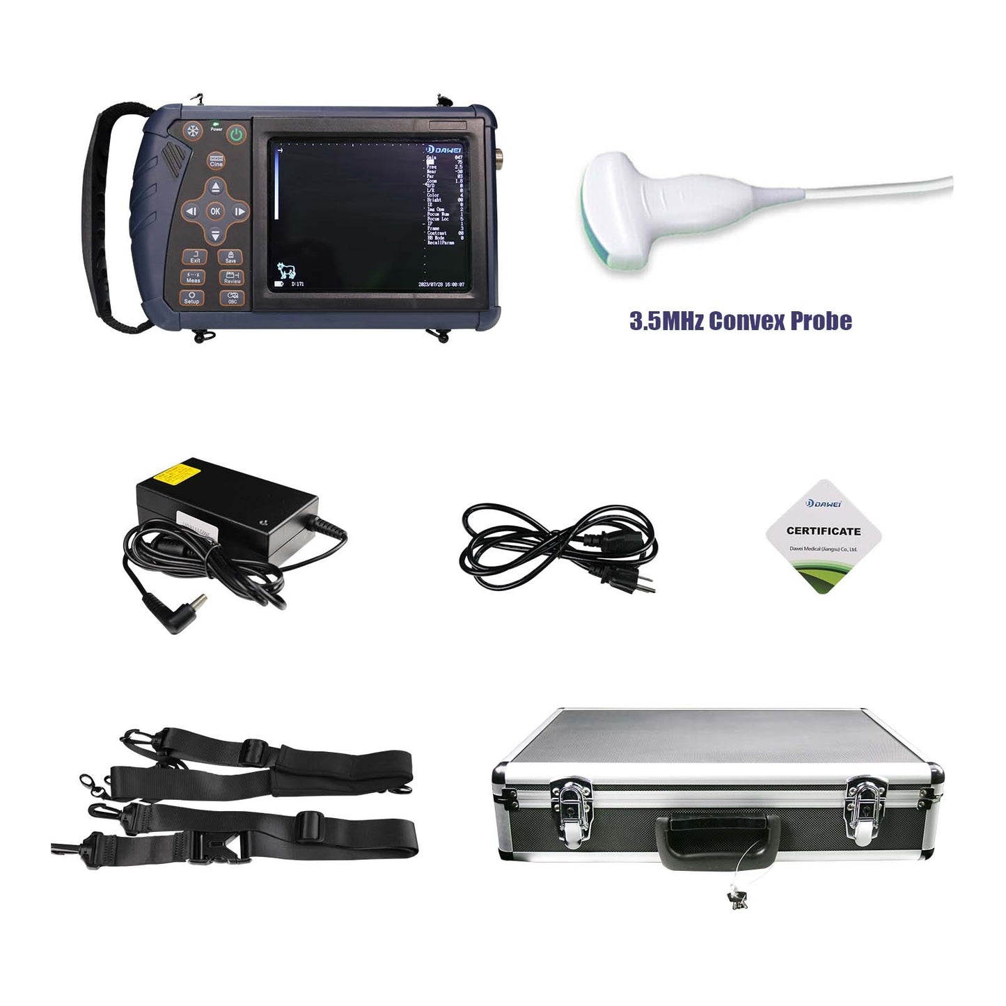 Scanner de Ultrassom Veterinário Portátil Máquina de Prenhez de Ultrassom B Veterinária Portátil (B, BB, 4B, B+M, M) para Porcos Ovinos Bovinos Equinos Cães
