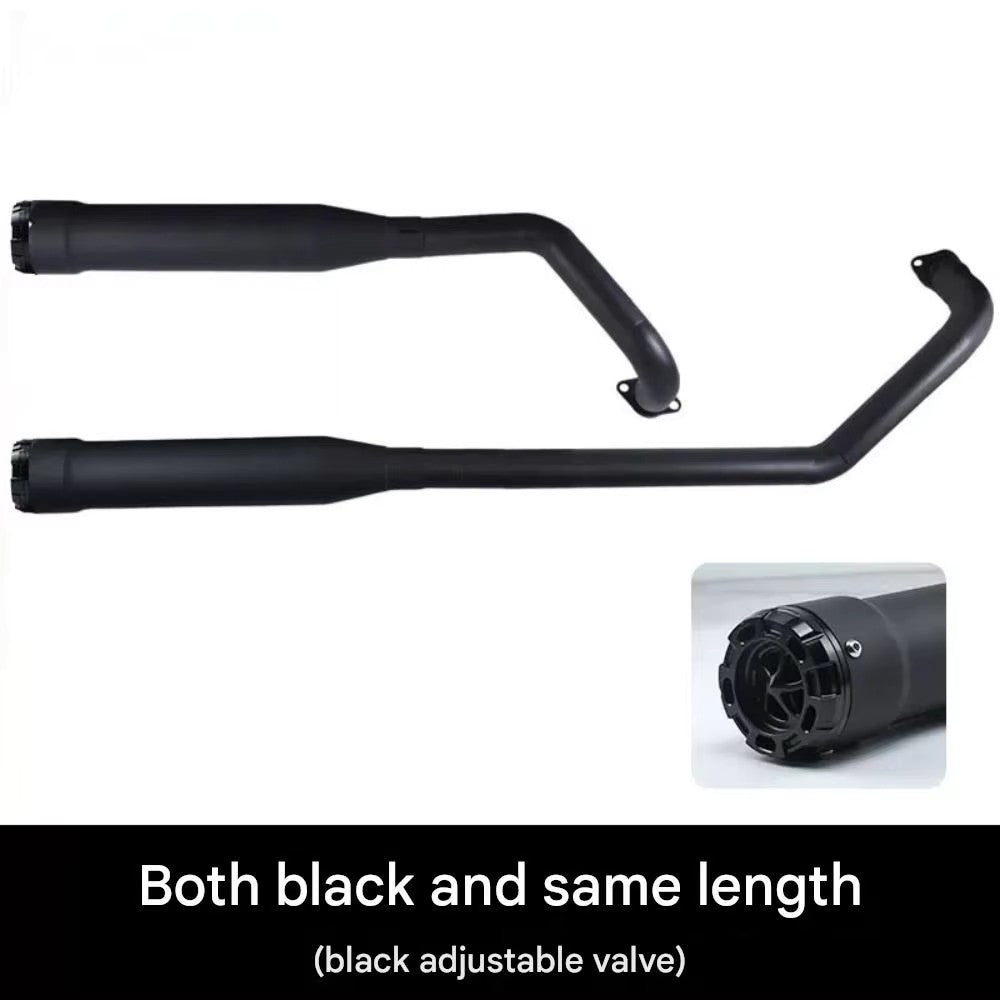 For BENDA Chinchilla 300 modified accessories, double snake-shaped exhaust pipe, deep bass with rich horse hoof sound