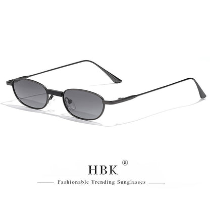 Óculos de Sol HBK New Retrô Polarizados Masculino Armação Pequena Lentes Tac Óculos de Sol Punk Feminino Pesca Óculos de Festa ao Ar Livre