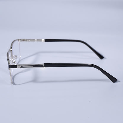 Anti Blue Light Men Reading Glasses Metal Full Frame Business Eyeglasses For Men Square Double Color Reading Eyewear +100+150