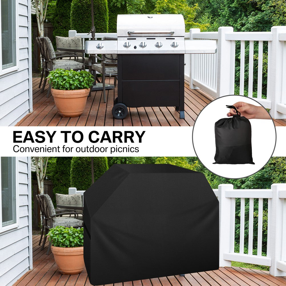 Outdoor BBQ Grill Covers For Charcoal & Gas Grills Waterproof Anti-Dust Weather-Resistant Anti-UV Heavy Duty Barbecue Cover