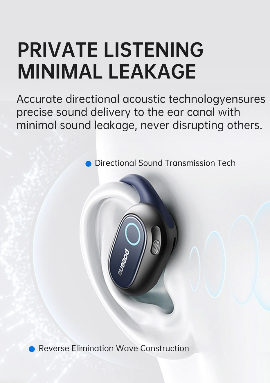 Baseus Bowie MF1/Eli 15i Fit Open-Ear Sport Wireless Earphones Bluetooth 5.4 EarHooks Big Bass Sport Earbuds 60Hrs Playtime