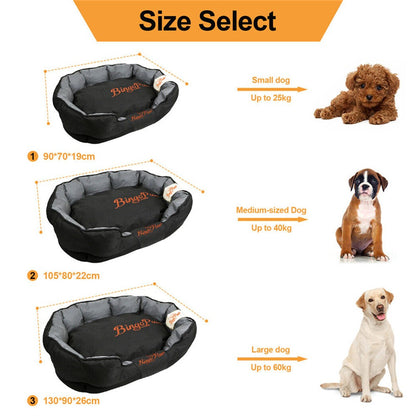 Cama para cachorro tipo sofá ortopédico impermeável XXL XL L, tapete para pets, canil, cesto lavável para cachorros, almofada removível para cães de porte pequeno, médio e grande