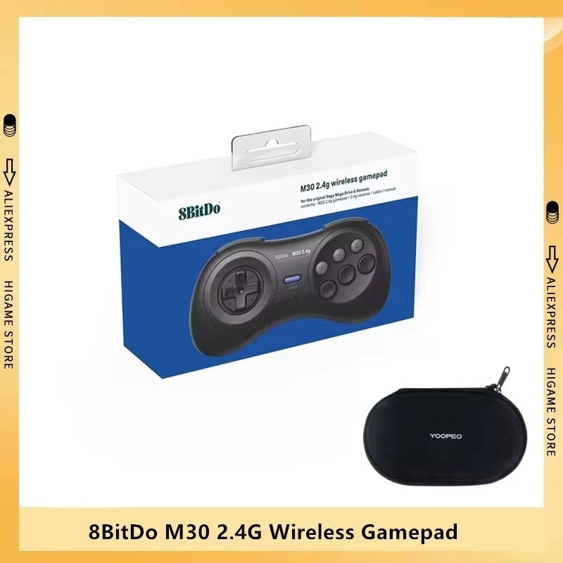8BitDo M30 2.4G Wireless Gamepad for the Original Sega Genesis and Sega Mega Drive - Sega Genesis