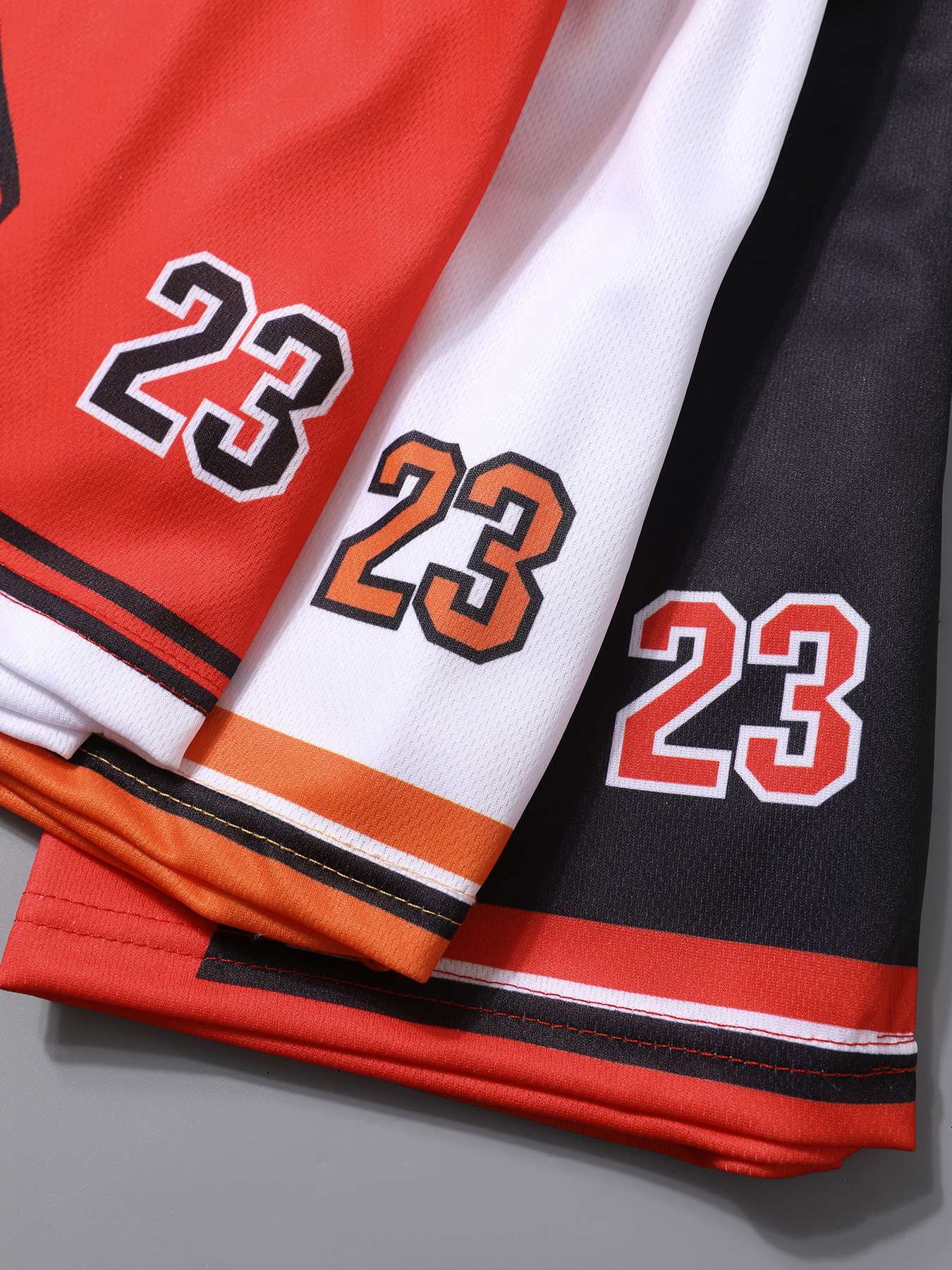 3 Pcs Children's Sports Quick-drying Multicolor Collocation Combination Basketball Pants Boy Playing Training Running 5 Pants