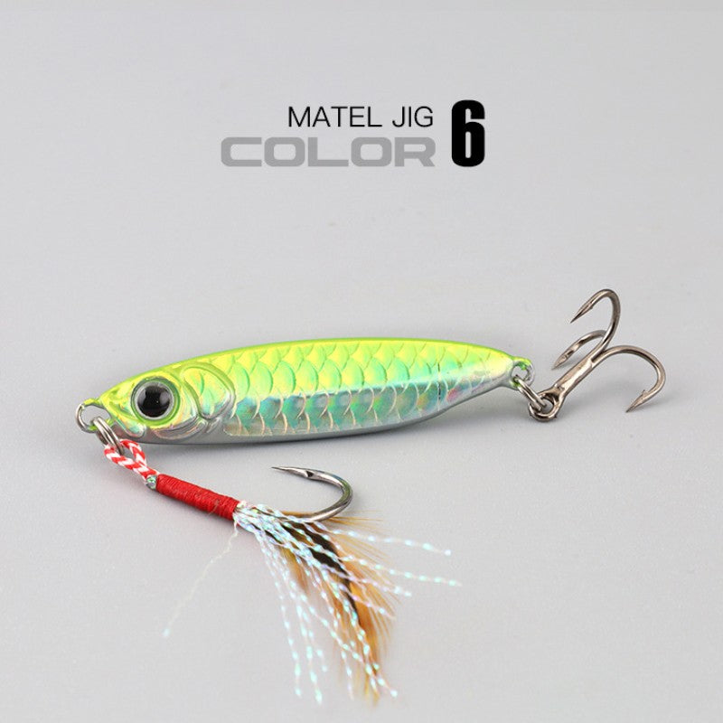 1 unidade isca artificial de metal Jig 7g 10g 15g 20g 25g 30g Isca de pesca Shore Casting Jigging Isca de pesca de água salgada Shore Casting