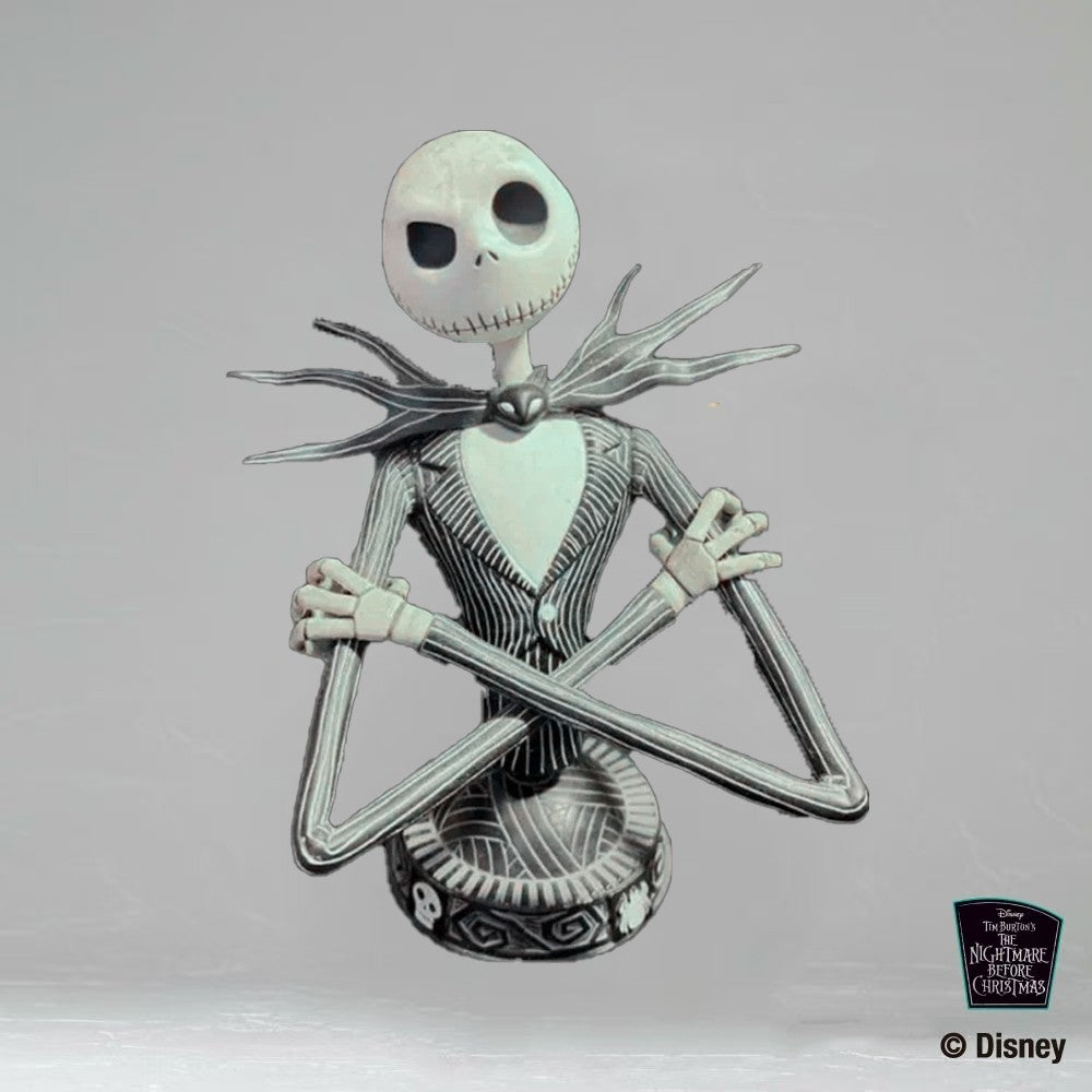 Disney Jun Planning The Nightmare Before Christmas Mayor & Jack Skellington Mini Bust Up Series 1 Action figures Halloween gift