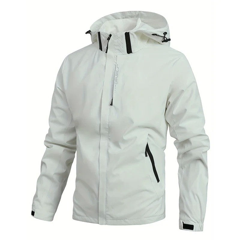 Spring Autumn New Men Casual Jacket Men Outdoor Windproof Waterproof Athletes Jacket Coat Detachable Hat Jackets Male M-5XL