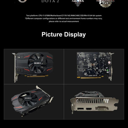 896 Stream Cores, 14nm FinFET Technology SEJISHI AMD RX560 4GB GDDR5 Graphics Card