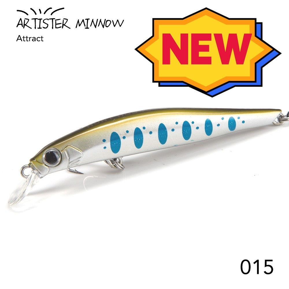 Isca de Pesca de Truta Hunthouse Isca Rígida Sinking Jerkbait 70/80/105mm 7/8.5/18.5g Artist Minnow Isca de Pesca Marinha Twitch Para Robalo