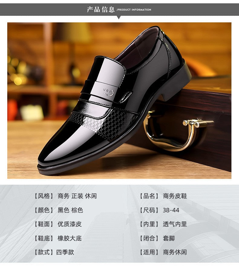 Luxury Mens Leather Shoes Retro Carved Lace-up Brogue Oxford Wedding Men Dress Shoes Male Formal Business Gentleman Office Shoes