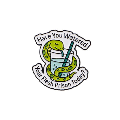 MEMENTO MORI Lapel Pins for Backpack Enamel Pin Cool Men Women Brooch for Clothes Briefcase Badges Jewelry Accessories