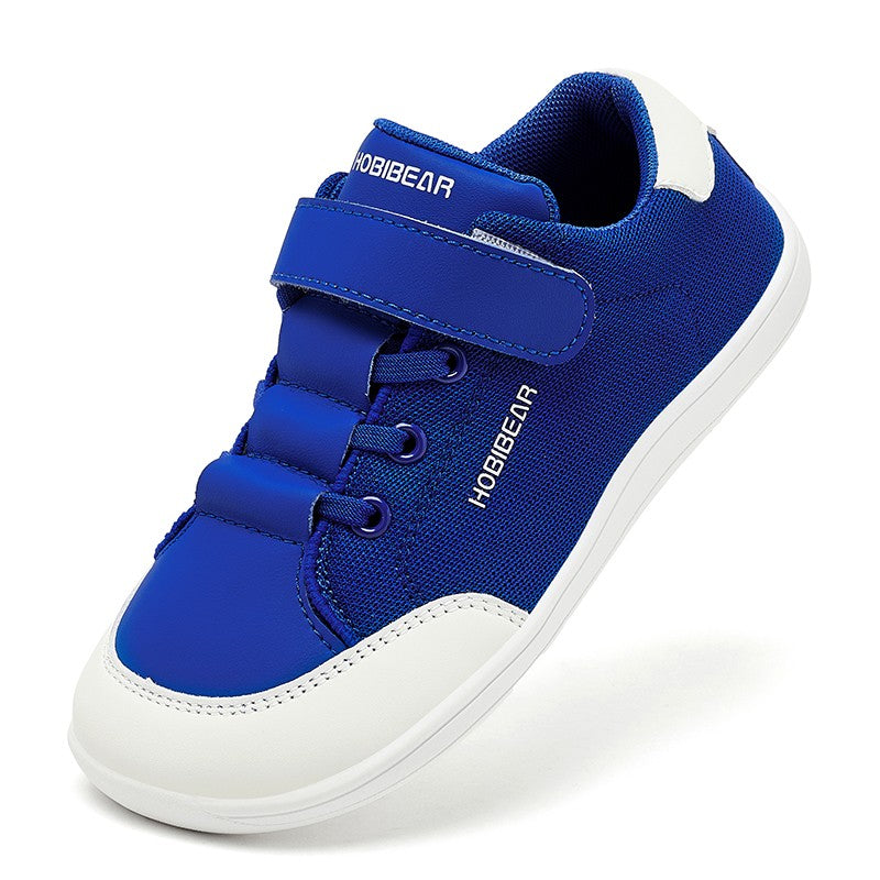 HOBIBEAR Mesh Barefoot Shoes Boys Girls Wide Toe Sneaker Zero Drop Walking Shoes(Toddler Little Big Kid)