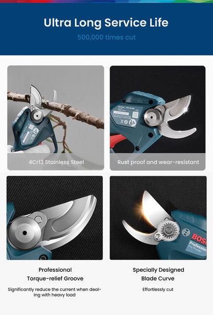 Lâminas de substituição Bosch para tesouras de poda Tesouras de poda elétricas sem fio Lâminas para acessório de ferramenta de jardim Pro Pruner
