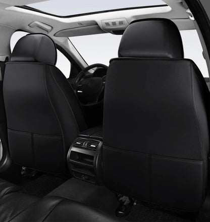 Capas de Couro Ultra Confortáveis e Duráveis para Bancos de Carro – Artesanato Premium, Todas as Estações, Ajuste Universal para a Maioria dos Veículos