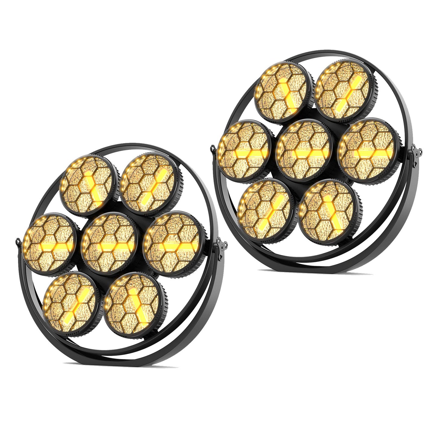 2PCS Stage Retro Lights 350W LED Linear Vintage Light COB Par Lights DMX Effect Lighting Projector for Concert Theater Live Show