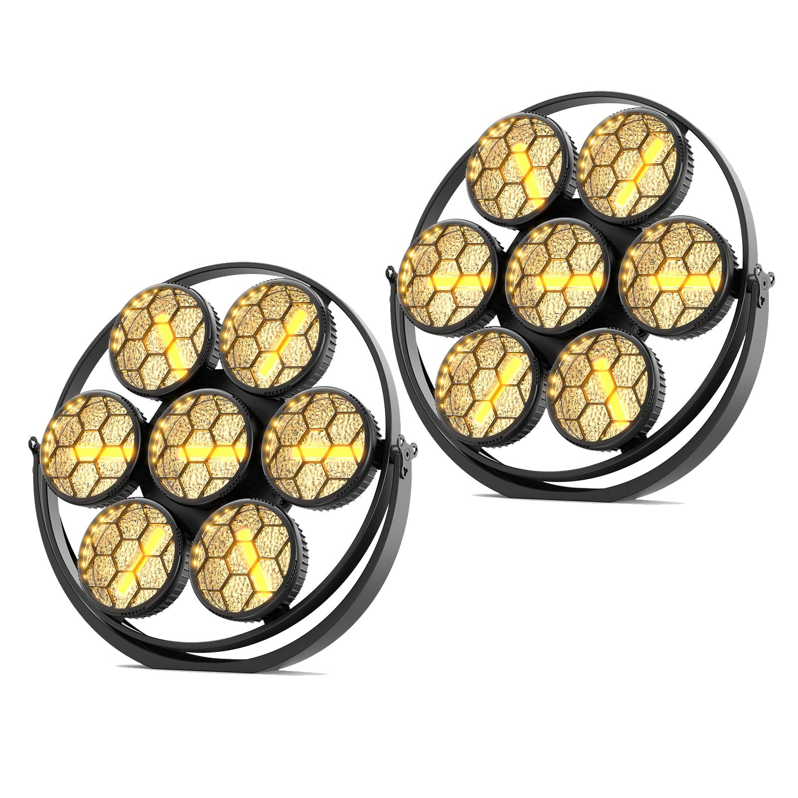 2PCS Stage Retro Lights 350W LED Linear Vintage Light COB Par Lights DMX Effect Lighting Projector for Concert Theater Live Show