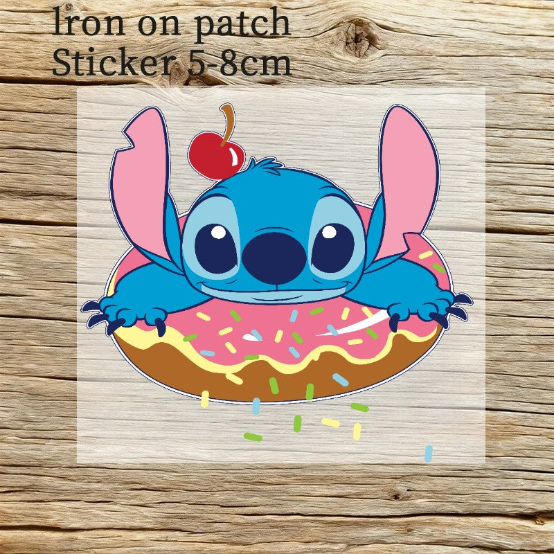 Disney Anime Stitch 3Pcs Conjunto Infantil Menina Quente Malha Chapéu Cachecol Luvas Stitch Letra A-Z Inverno Casual Moda Presente de Aniversário Infantil