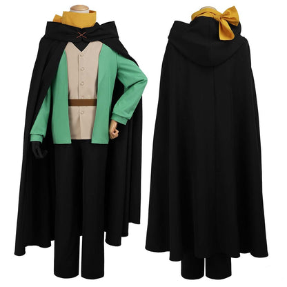 HOLOUN Zero Anime Natsuki Subaru Cosplay Costume Black Cloak Vest Pants Scarf Gloves Halloween Christams Convention XS-3XL
