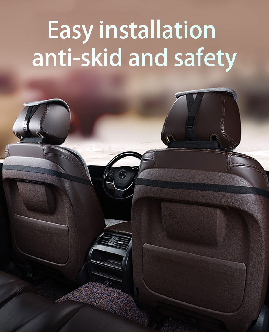 SEAMETAL Winter Car Seat Cover with Back Pad Warm Auto Seat Cushion Front Chair Protector Universal for Suv Pick-Up Truck Sedan
