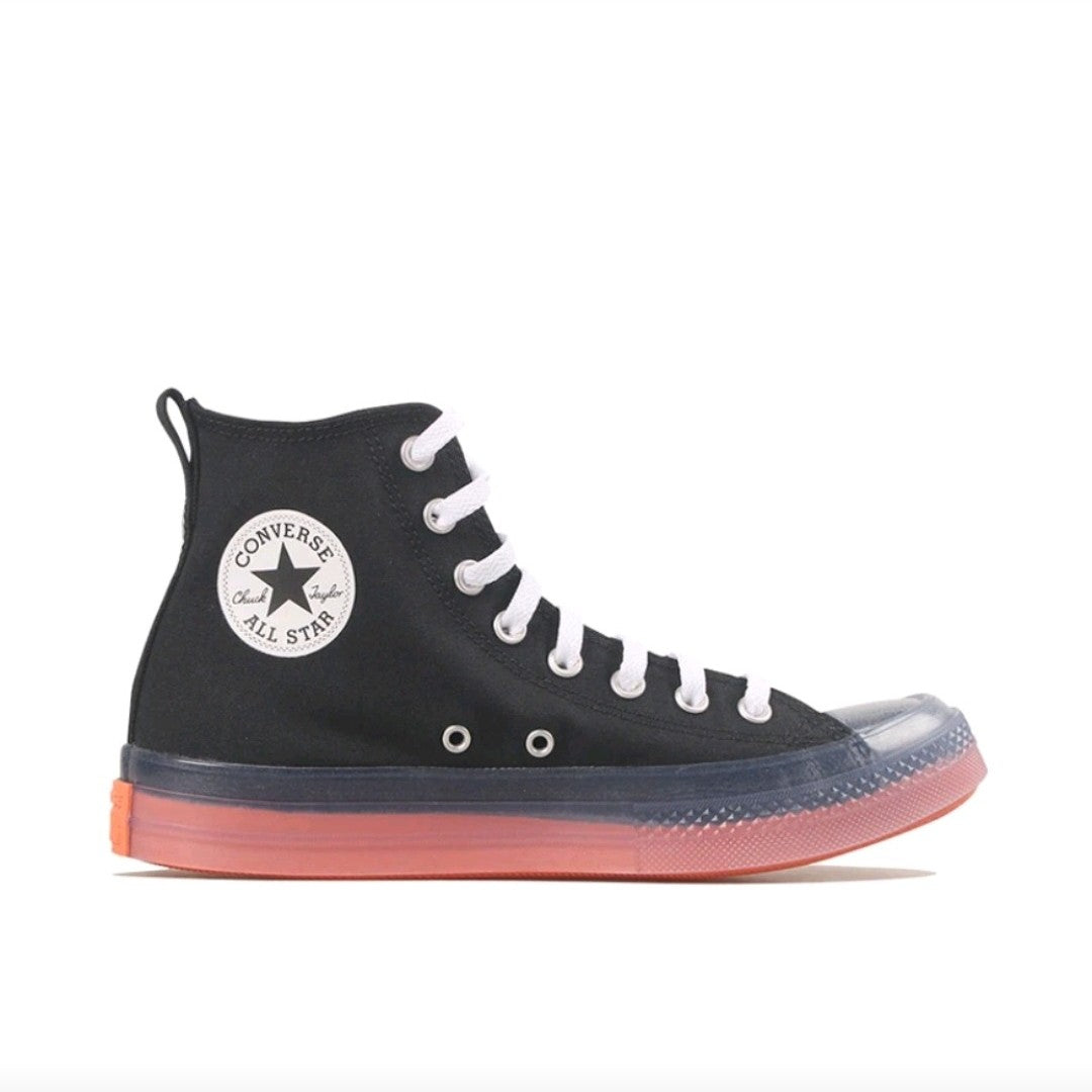 Converse Chuck Taylor All Star CX Men's and Women's Skateboarding Shoes, Durable, Shockproof Sneakers, Black and Orange