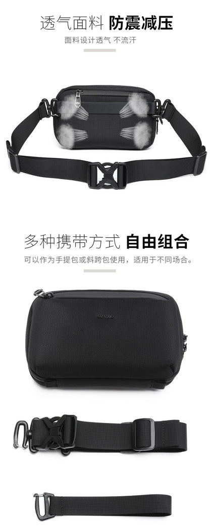 OZUKO Multi-Functional Business Casual Handbag Stylish Simple and Versatile Shoulder Messenger Bag Clutch Bag