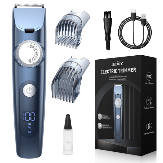 SEJOY 3 In 1 Man Shaver Electric Razor Rechargeable Triple Blade Trimmer Beard Floating Head Waterproof Hair Shaving Machine