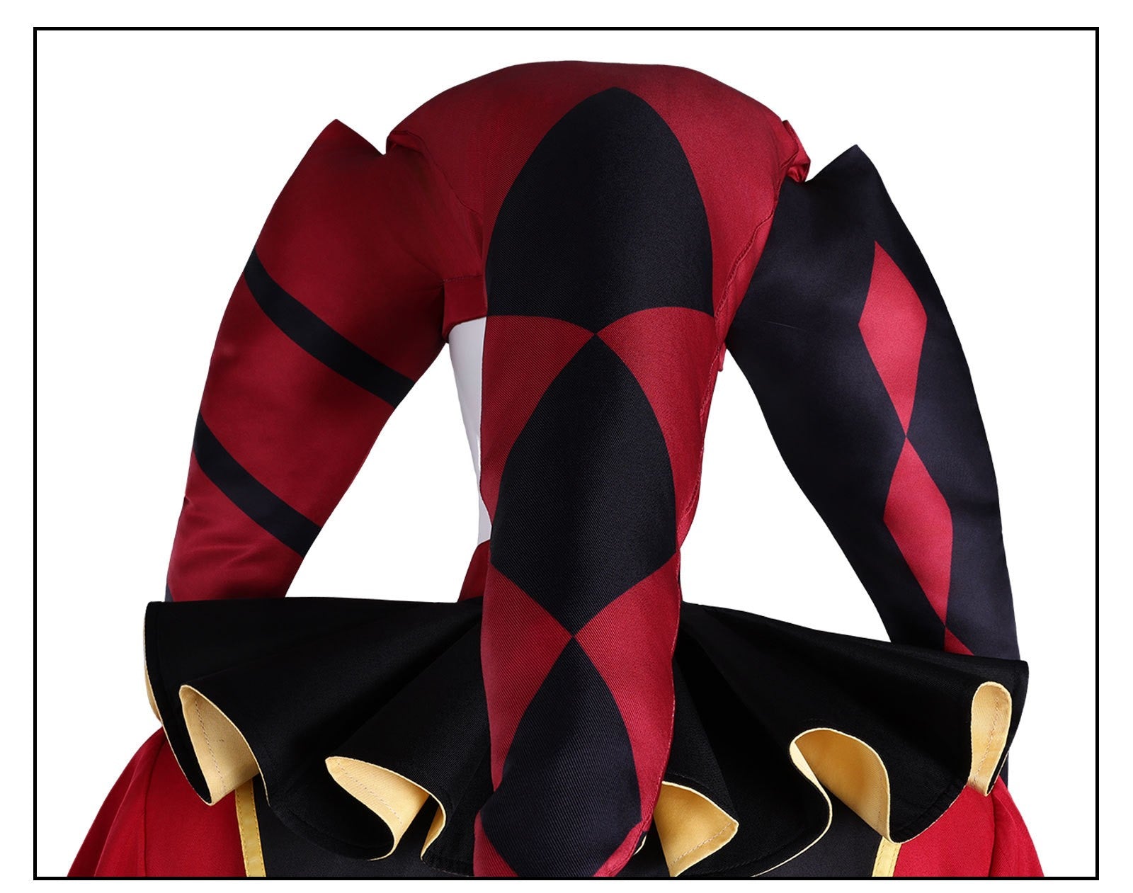 Game The Freak Circus Cosplay Costume Pierrot Jester Harlequin Cosplay Adult Clown Joker Mask Uniform Halloween Carnival Outfits