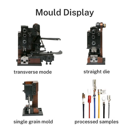 Zten 1.5T 2T Automatic Flat Cable Electric Crimper Tool Low Noise Wire Terminals Crimping Machine Multiple Connectors Support