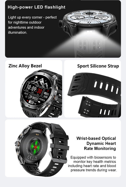 Novo T-Rex3 Ultra 1000mAh Bateria Smartwatch GPS Integrado Bússola 10ATM À Prova D'água Rastreador Esportivo Smartwatches Militares para Atividades ao Ar Livre
