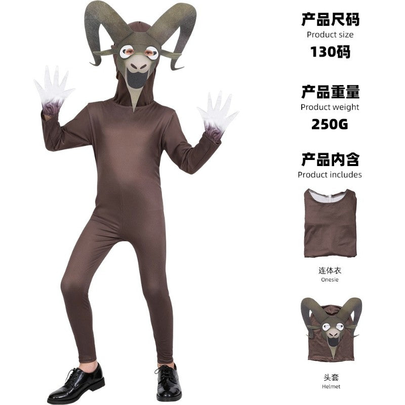 Game 99 Nights in The Forest Owl Monster The Ram Costume Adult Secret The Horror Deer VS Owl Costumes Cartoon Animal Dressing