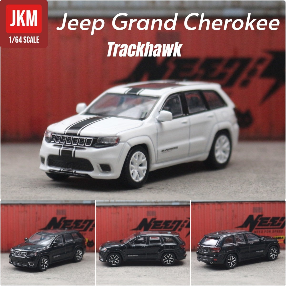 1/64 Jeep Grand Cherokee Sahara Gladiator Caminhonete de Brinquedo Modelo JKM 1:64 Miniatura Diecast Adequado para HotWheels MiniGT