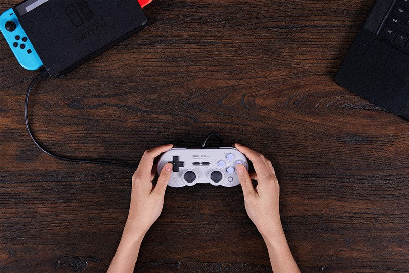 1 Or 2PCS 8BitDo SN30 Pro Wired USB Gamepad for Nintendo Switch Windows 10/11 Compatible with Raspberry Pi Game Controller