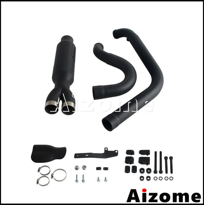 Slip On For Harley Road Glide FLTRU FLTRX FLTRXS FLTRK FLTRXST FLTRXP FLTRXSTSE 17+ Motorcycle Exhaust Modified Muffler Escape