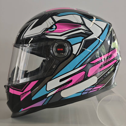 Capacete de Moto Clássico LS2 Fechado Masculino Feminino Capacete de Motocross Casco em ABS Aprovado pela ECE Acessórios para Motos FF358