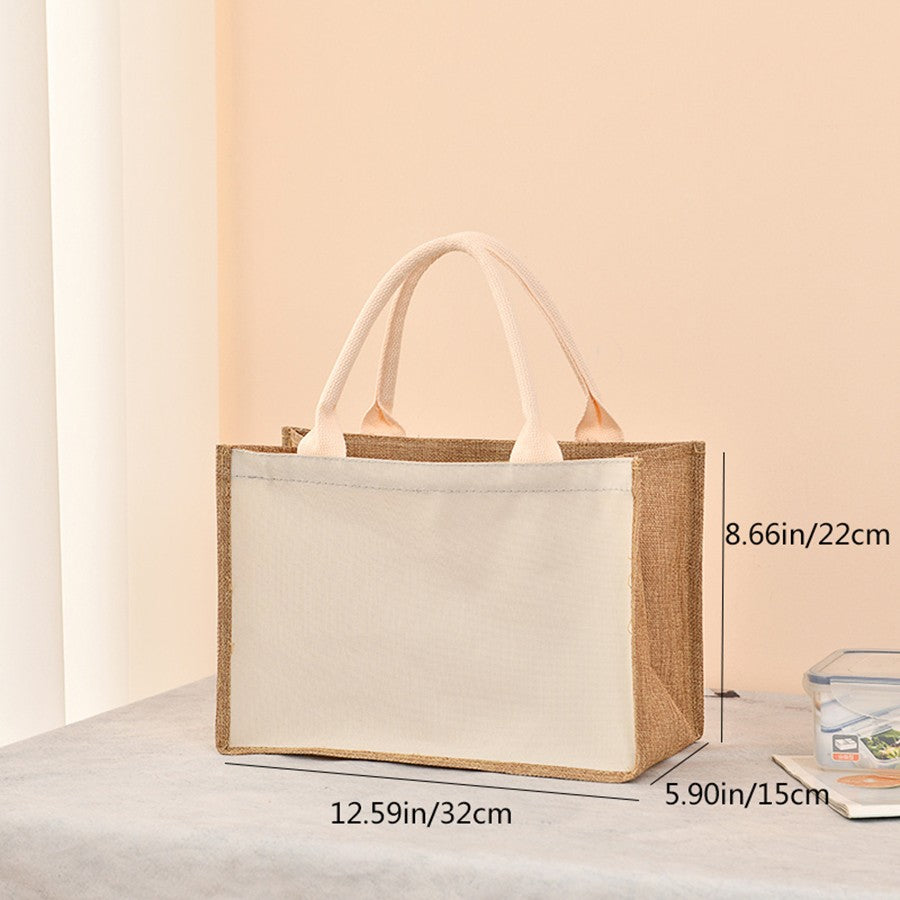 Simple solid color zipper shopping bag  reusable   travel tote bag