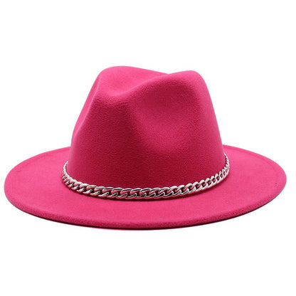 Big Size 59-61CM Fedoras Hats for Women Winter Fashion Formal Wedding Decorate Jazz Hats Men Panama Church Hat Chapeau Femme