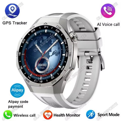 Novo Smartwatch GT5 Pro 5 Pro Masculino Tela HD AMOLED GPS Frequência Cardíaca Chamada Bluetooth IP68 À Prova D'água Smartwatch Masculino Presentes de F Fim de Ano