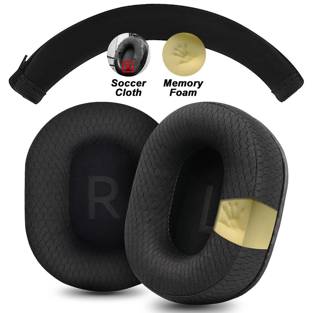 Earphone pads For REDRAGON H510 710 ZEUS-X RGB replacement Earpads headphones Earmuffs Soft cloth Memory Covers Sponge  Protein