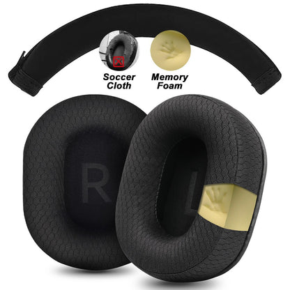 Earphone pads For REDRAGON H510 710 ZEUS-X RGB replacement Earpads headphones Earmuffs Soft cloth Memory Covers Sponge  Protein