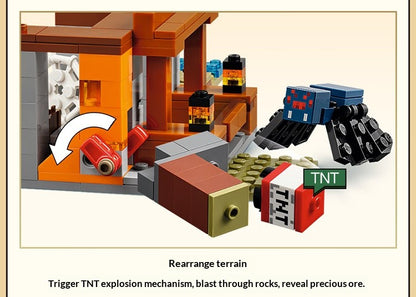 LEGO Blocos de Montar My World Série 21269 A Aventura da Mina do Tatu Blocos de Montar de Quebra-Cabeça para Crianças Brinquedo de Presente