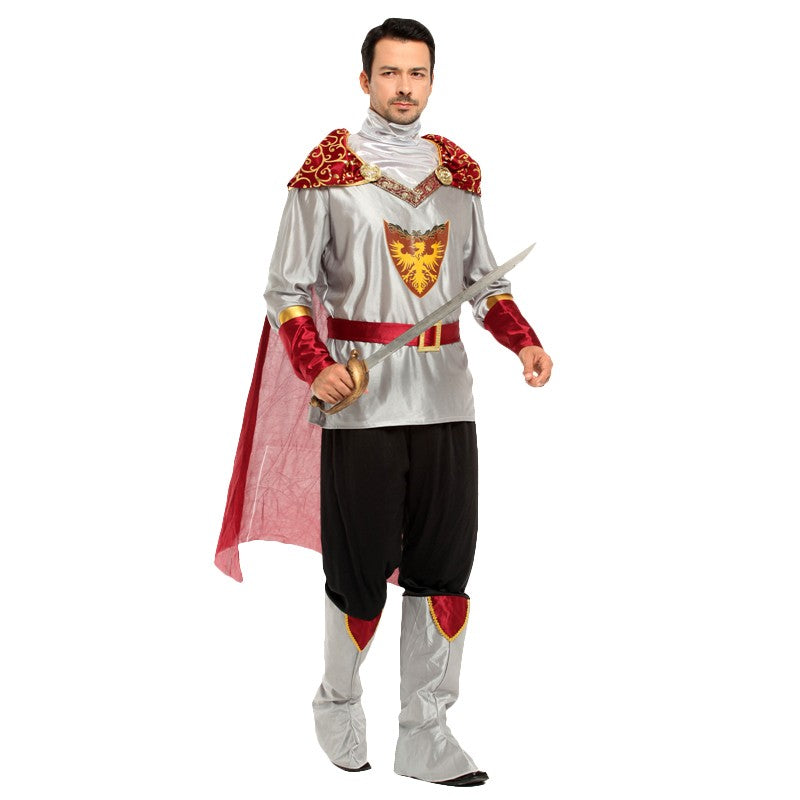 Adult Men's King Knight Suit Robe + Waist Cinching Cosplay / Stage Play / Photo Shoot / Martial Arts Themed Party
